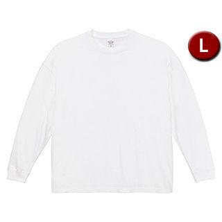 United Athle/ユナイテッドアスレ  5.6オンス ビッグシルエット ロングスリーブ Tシャツ Lサイズ (ホワイト) 550901-1｜murauchi