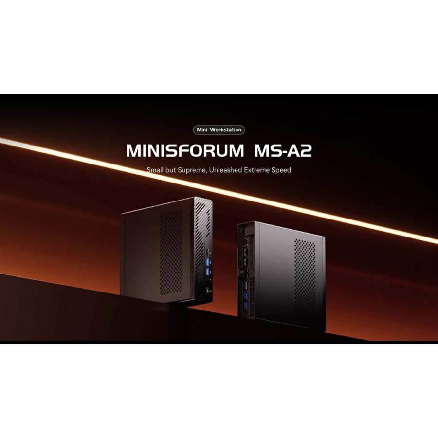 Minisforum MS-A2 AMD Ryzen9 9955HX 動作品 Amazon.com: MINISFORUM MS-A2 Mini Workstation AMD Ryzen 9 9955HX