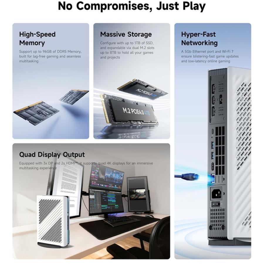 ミニスフォーラム MINISFORUM ミニパソコン 家庭用・教育用 ミニPC｜Minisforum（ミニスフォーラム）
