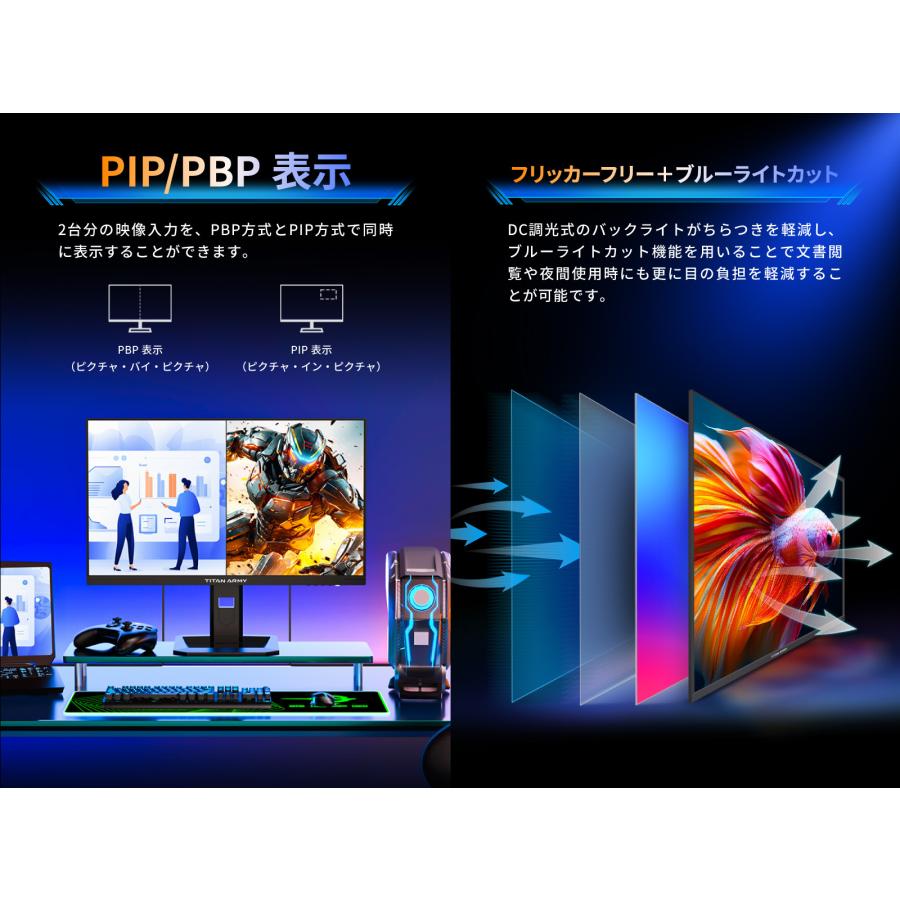 Titan Army タイタンアーミー FAST IPS & QDLED(量子ドット) WQHD対応