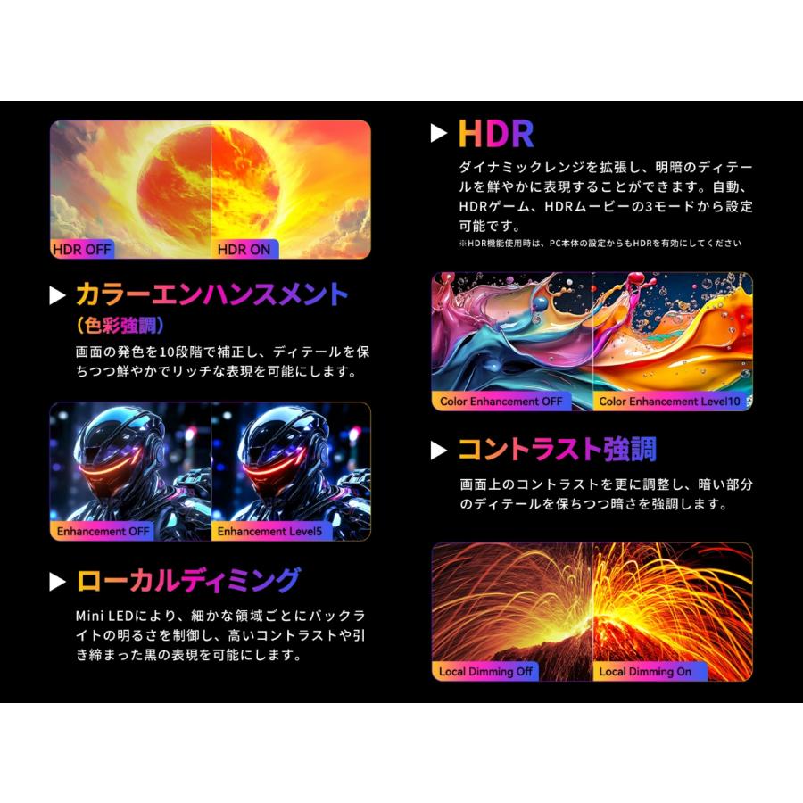 Titan Army タイタンアーミー WQHD対応 27型HDR 1000nits対応