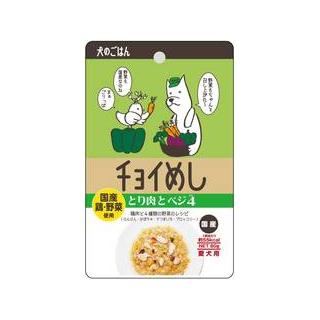 株式会社わんわん  チョイめし とり肉とベジ4 80g｜murauchi