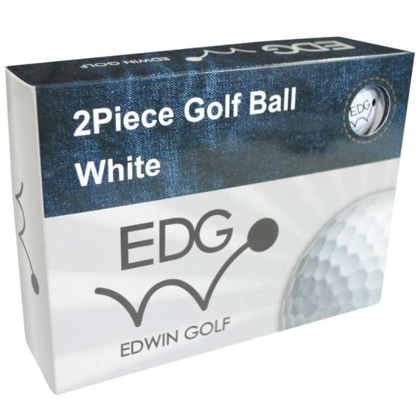 LEZAX/レザックス EDWIN GOLF ゴルフボール 12個入り 【ホワイト