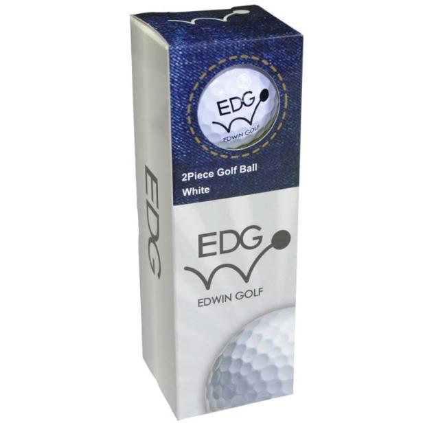 LEZAX/レザックス EDWIN GOLF ゴルフボール 12個入り 【ホワイト