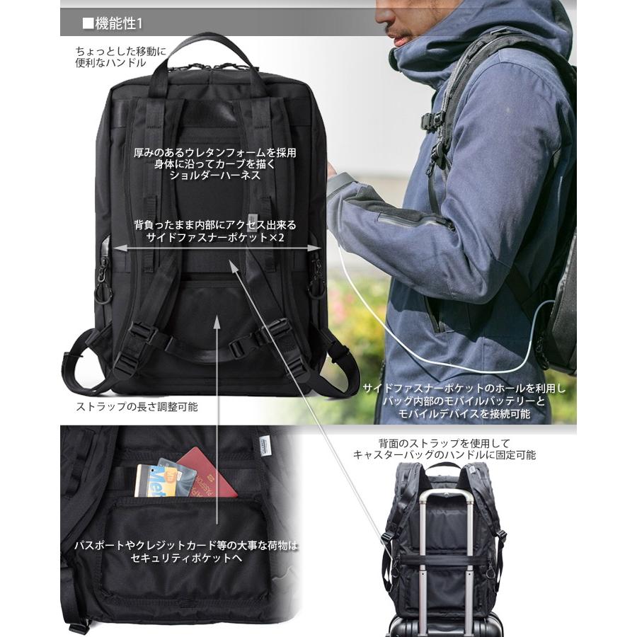 beruf baggage ベルーフバゲージ アーバンエクスプローラー20 【ブラック】【DURON】【19L】 brf-GR05-DRの画像