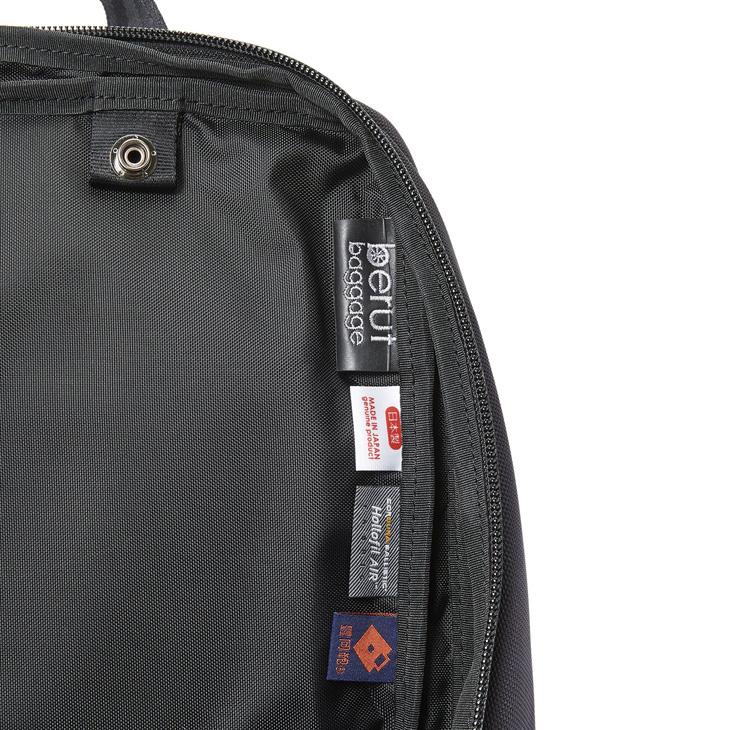beruf baggage ベルーフバゲージ アーバンコミューター バックパック 3 豊岡鞄コラボ 【ブラック】【CORDURA】【22L】の画像
