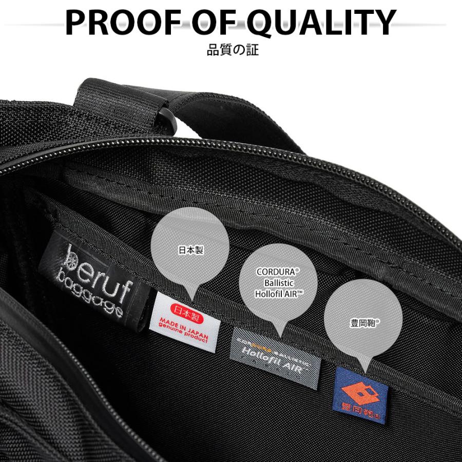beruf baggage ベルーフバゲージ アーバンコミューター 2ウェイ トートバッグ3 豊岡鞄コラボ 【ネイビー】【18L】【CORDURA】 brf-UC09-HAの画像