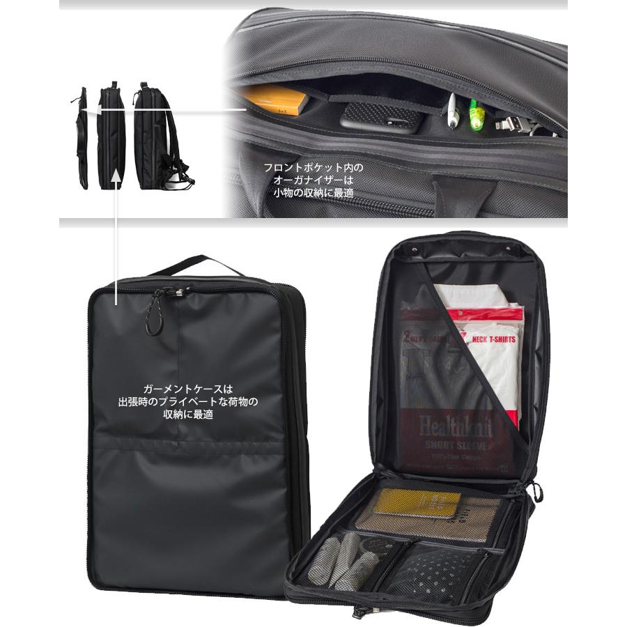 beruf baggage ベルーフバゲージ アーバンコミューター 2x3ウェイ ブリーフパック 【ネイビー】【CORDURA】【28L】の画像