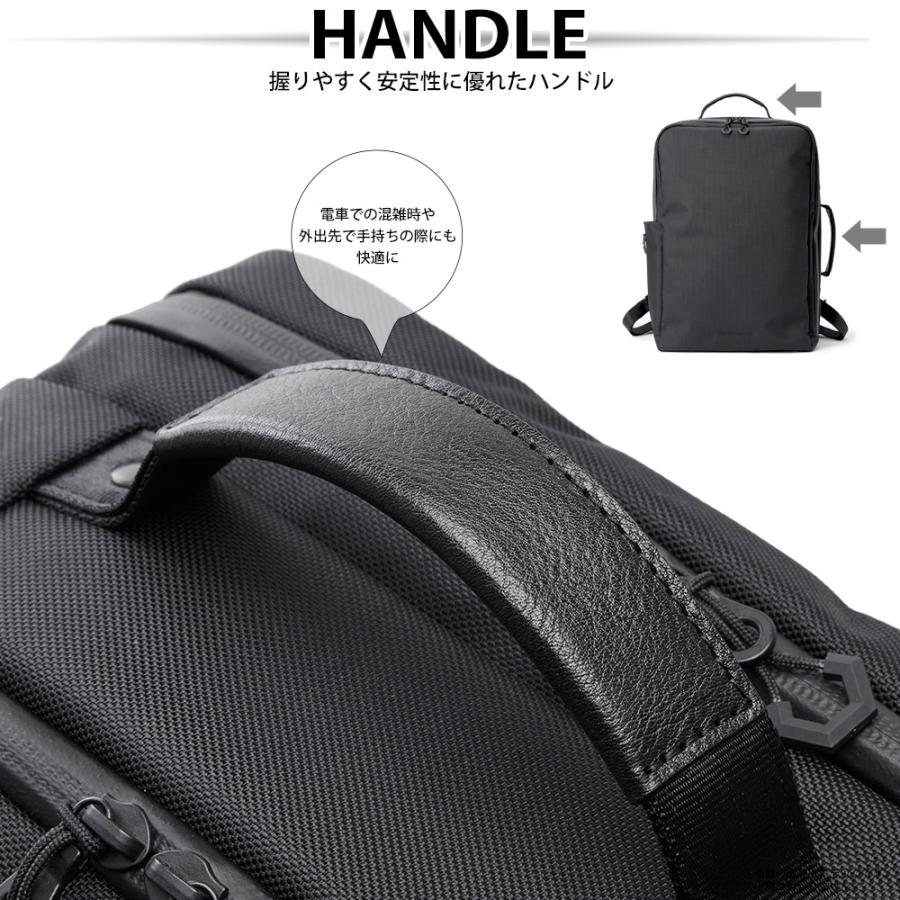 beruf baggage ベルーフバゲージ アーバンコミューター 2ウェイ バックパック2 【ブラック】【CORDURA】【20L】【B4】brf-UC10-HAの画像