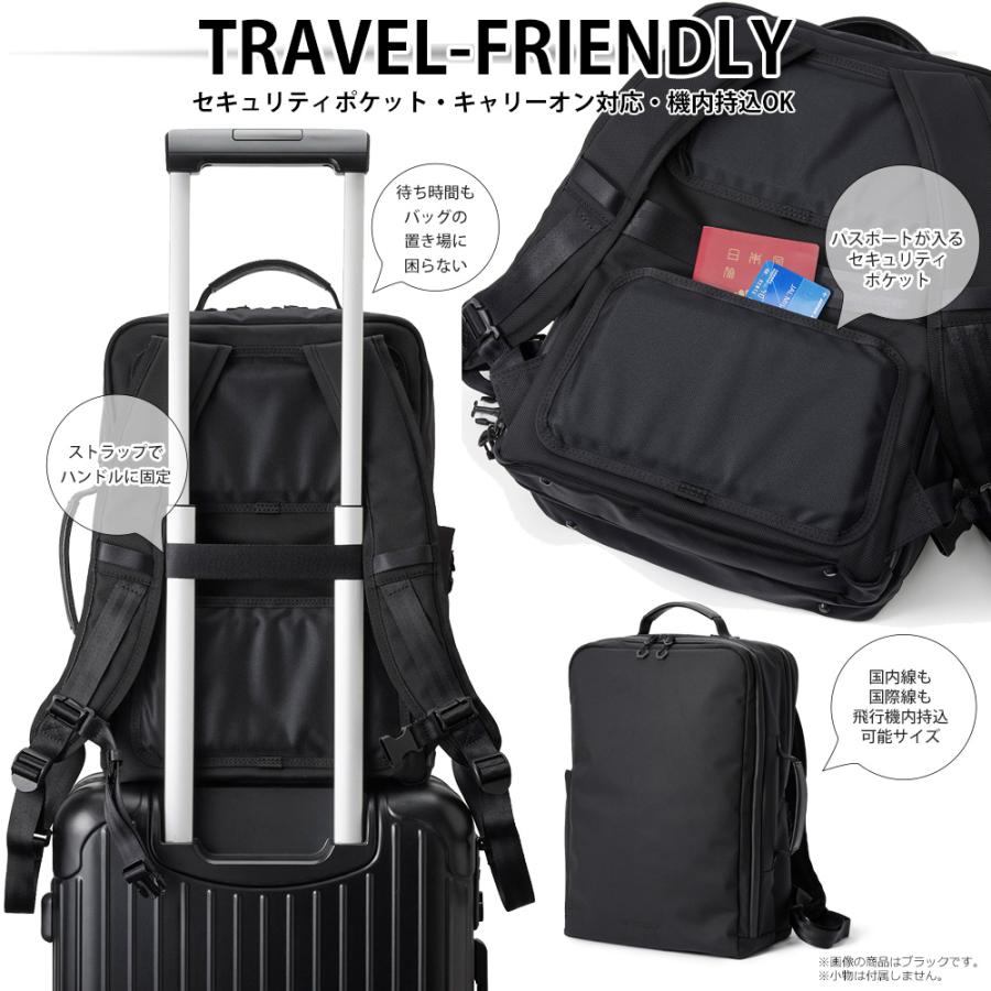 beruf baggage ベルーフバゲージ アーバンコミューター 2ウェイ バックパック2 【ブラック】【CORDURA】【20L】【B4】brf-UC10-HAの画像
