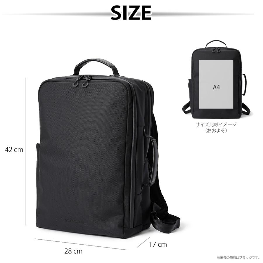 beruf baggage ベルーフバゲージ アーバンコミューター 2ウェイ バックパック2 【ブラック】【CORDURA】【20L】【B4】brf-UC10-HAの画像