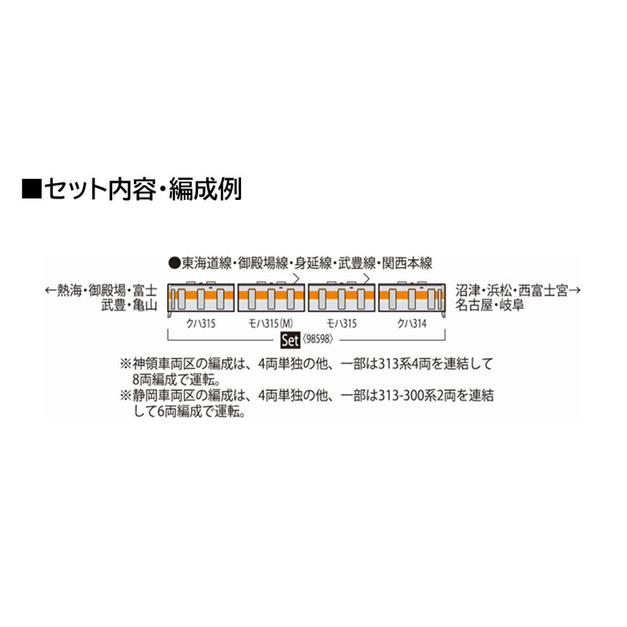 専用出品＋お詫び TOMIX トミックス JR 315-3000系通勤電車セット 98598 : murauchi.co