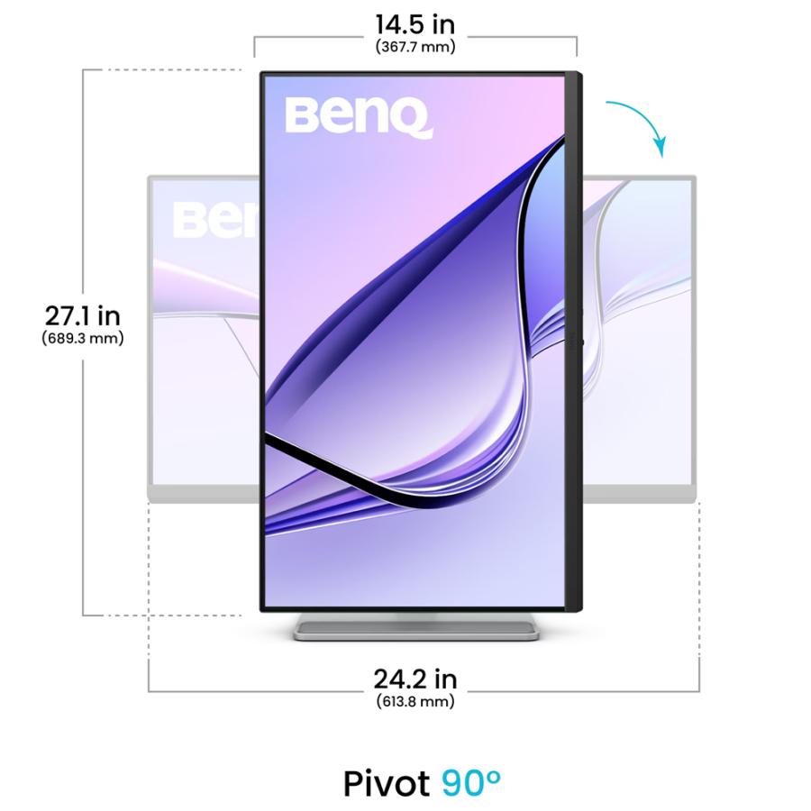 BenQ ベンキュー 4K対応27型Mac向けモニター Type-C 90W給電