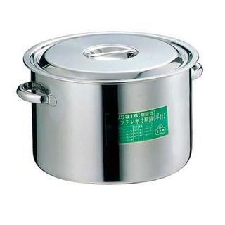 業務用EBM モリブデンジ 半寸胴鍋 目盛付33cm 深さ 22cm18L 蓋付 EBM モリブデン 半寸胴鍋(目盛付)36cm 手付 2800 EBM モリブデン 半