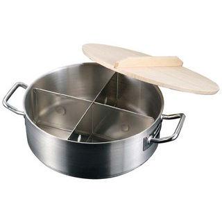 EBM 江部松商事 【業務用】EBM 18−8 電磁丸型 おでん鍋（4ツ