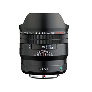 値下げ！PENTAX DFA21mm F2.4ED LimitedDCWR HD PENTAX-D FA 21mmF2.4ED Limited DC WR ブラック 夏天対応レンズ