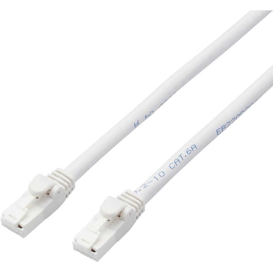 ELECOM（エレコム） Cat6A LANケーブル 5m ホワイト LD-GPAT/WH5/RS