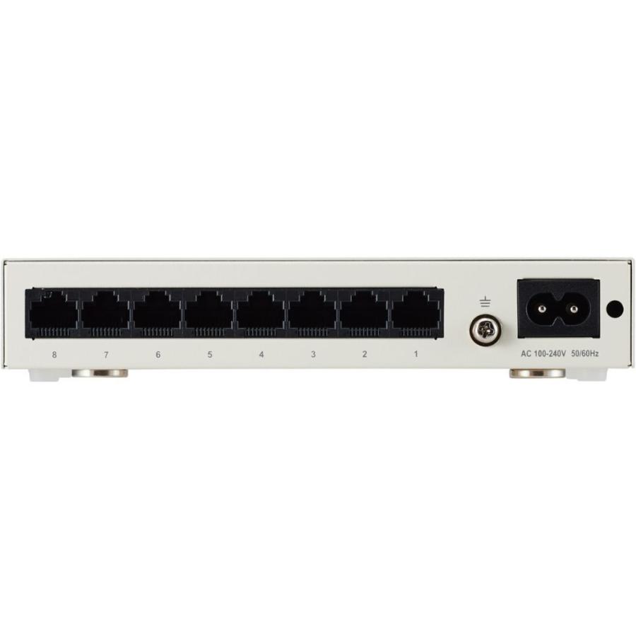 ELECOM エレコム 法人向けスイッチングハブ/アンマネージ/Giga/8ポート/メタル筐体/電源内蔵 EHB-UG2C08-S_1