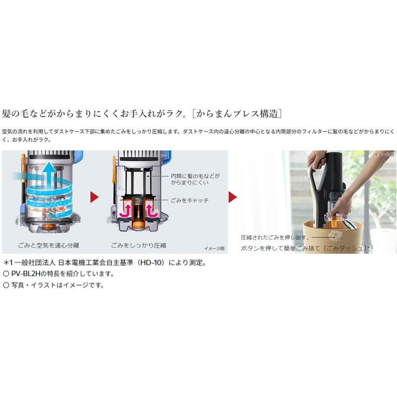 日立（HITACHI） ○PV-BL2H-N コードレス スティッククリーナー ラク