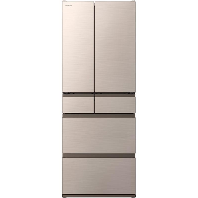 日立（HITACHI） 冷蔵庫 6ドア フレンチドア 617L HWタイプ R-HW62V N
