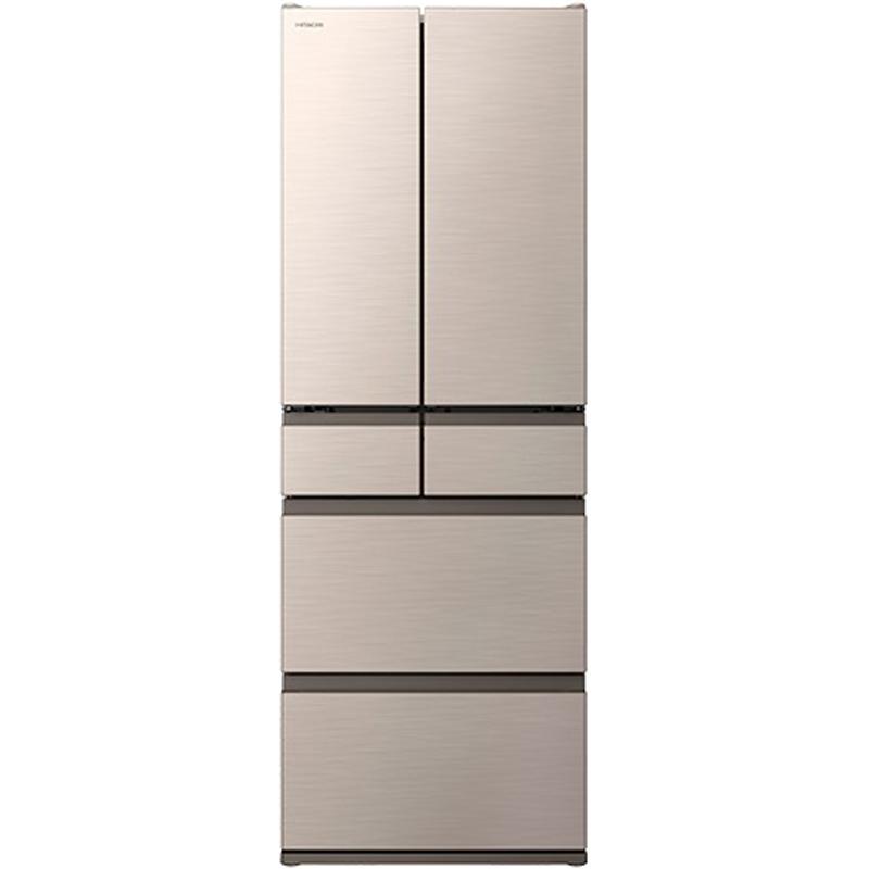 日立（HITACHI） 冷蔵庫 6ドア フレンチドア 485L HWタイプ R-HW49V N