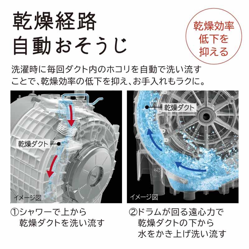 日立（HITACHI） ドラム式洗濯機 洗濯11kg・乾燥6kg 左開き BD-SG110KL