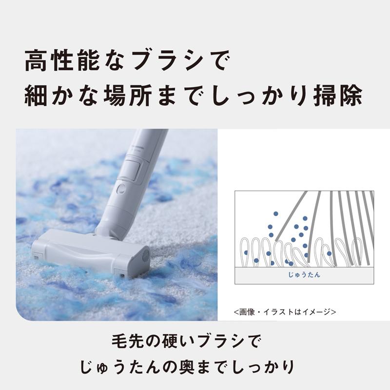 MCNS100K 2024年モデル 実演機 動作確認済み 中古 セパレート型コードレススティック掃除機 ホワイト MC-NS100K [紙