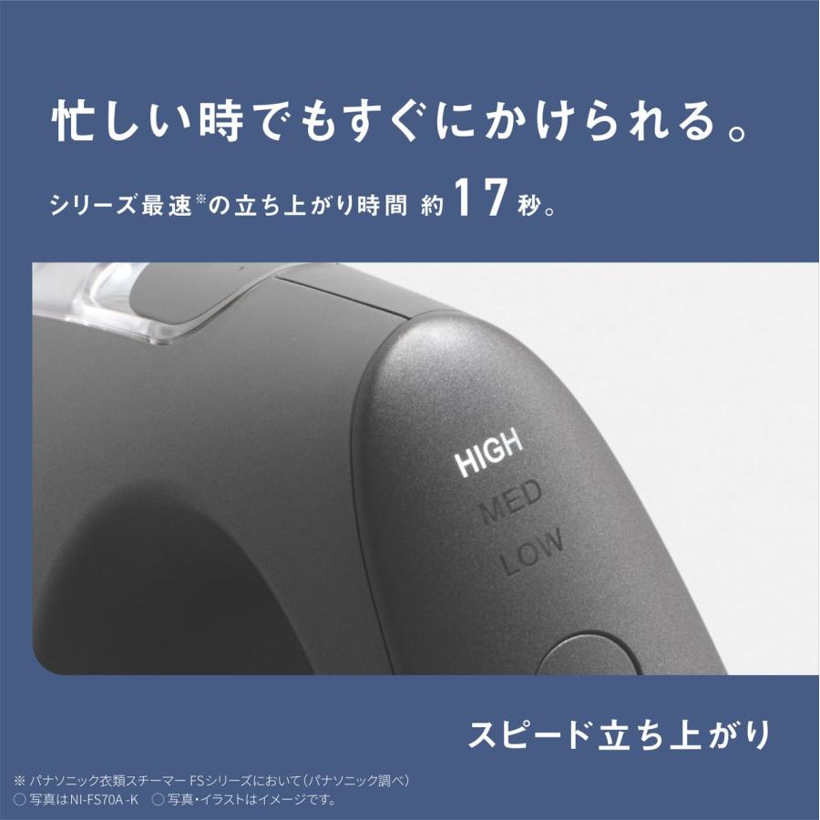 衣類スチーマー NI-FS70A | 商品特長 パナソニック NI-FS70A-K