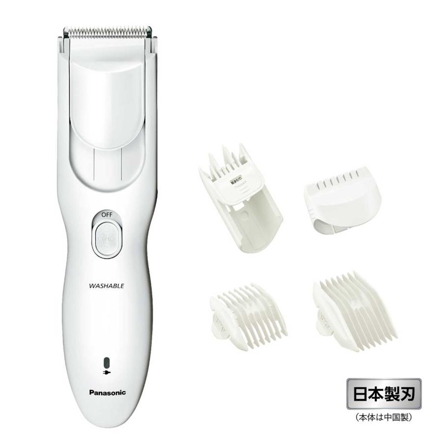 【美品】Panasonic ヘアカッター プログレード Panasonic（パナソニック） ER-GF42-W(白) ファミリーヘアーカッター