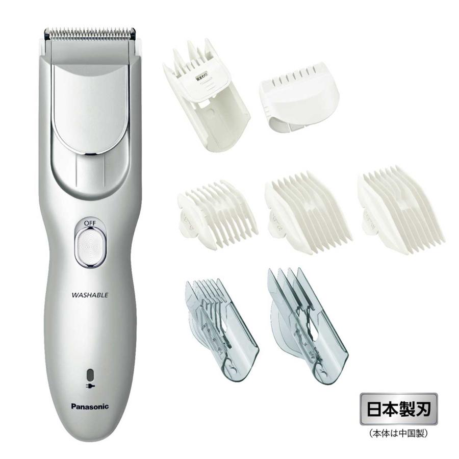 パナソニック ファミリーヘアーカッタ ER-GF82　付属品完備　別売り替刃付き Panasonic（パナソニック） ER-GF82-S(シルバー調) ファミリーヘアー