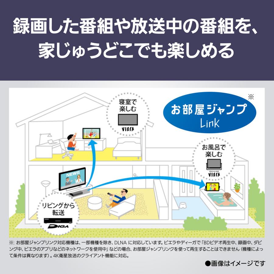 Panasonic（パナソニック） TV-43W80B 43V型 4K液晶テレビ VIERA