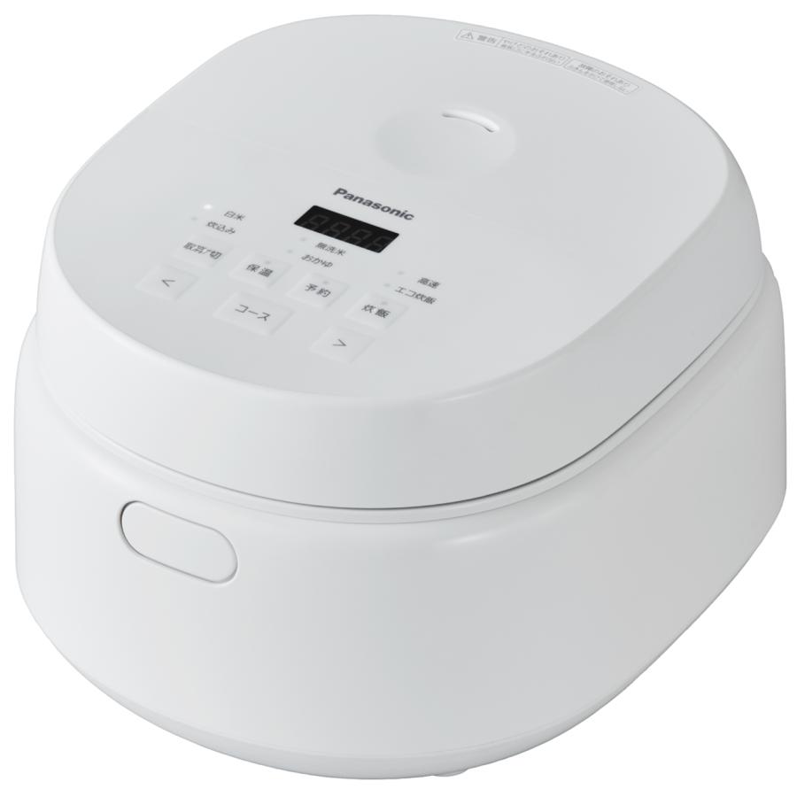 【値下げ中】Panasonic 炊飯器 ホワイト Panasonic パナソニック SR-A110D-W(ホワイト) 電子ジャー炊飯器 5.5合