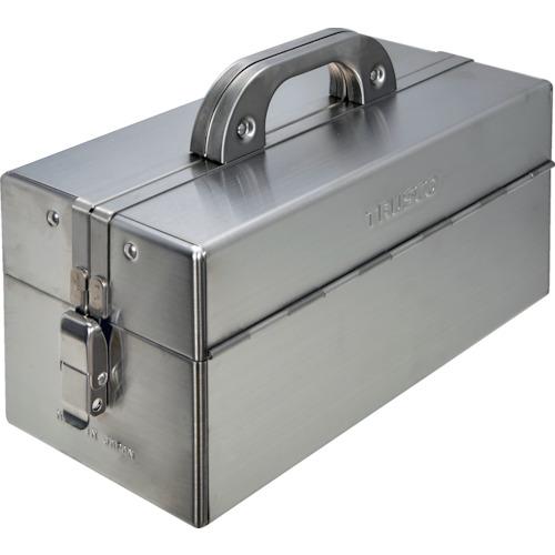 トラスコ中山(株) TRUSCO ステンレス両開きツールボックス 二段式