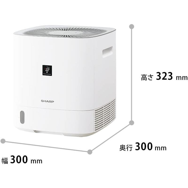 【箱あり　美品】SHARP 除湿機 ホワイト SHARP（シャープ） 衣類乾燥除湿機 ホワイト CV-T60-W〈CVT60-W