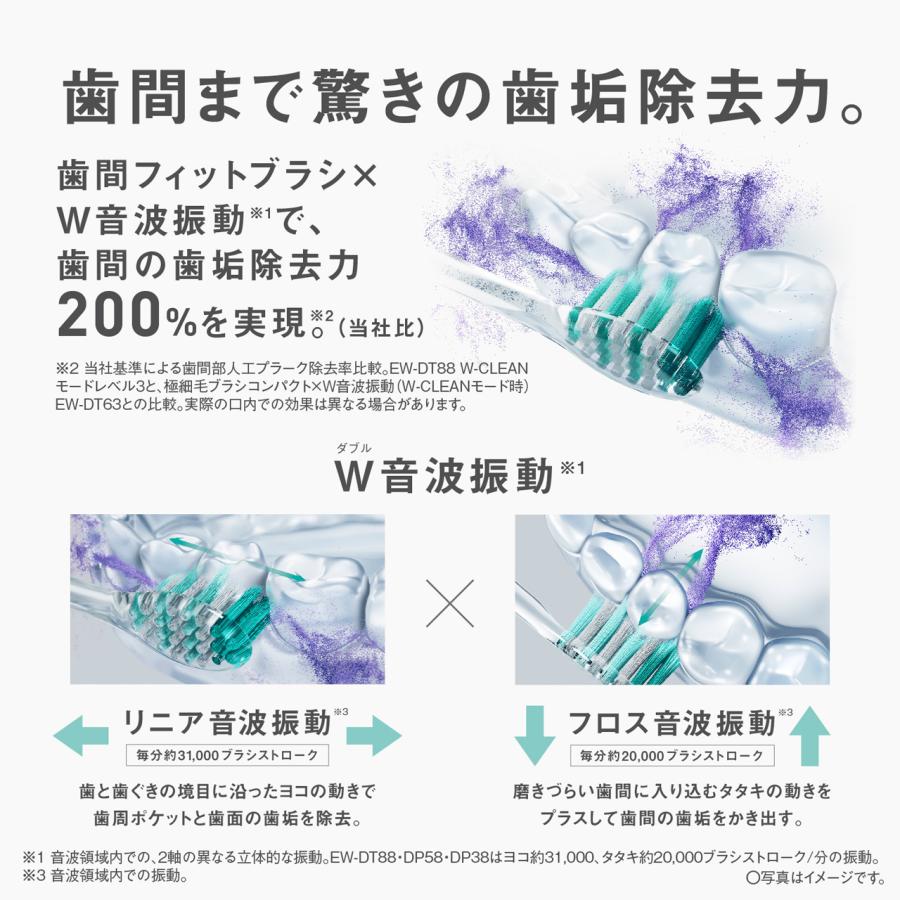 ドルツ EW-DP58 モーブピンク 新品同様 ブラシ新品 1日のみ使用 電動歯ブラシ Doltz（ドルツ） モーブピンク EW-DP58-P [ドルツ /音波