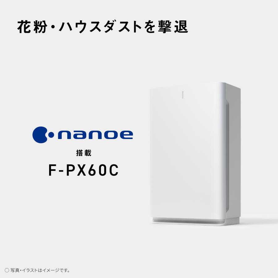 Panasonic（パナソニック） F-PX60C-W(ホワイト) 空気清浄機 〜27畳 