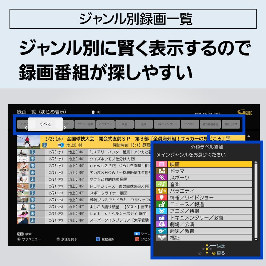 Panasonic パナソニック DMR-4T305 3TB ブルーレイディスクレコーダー 4Kチューナー内蔵 ディーガの画像