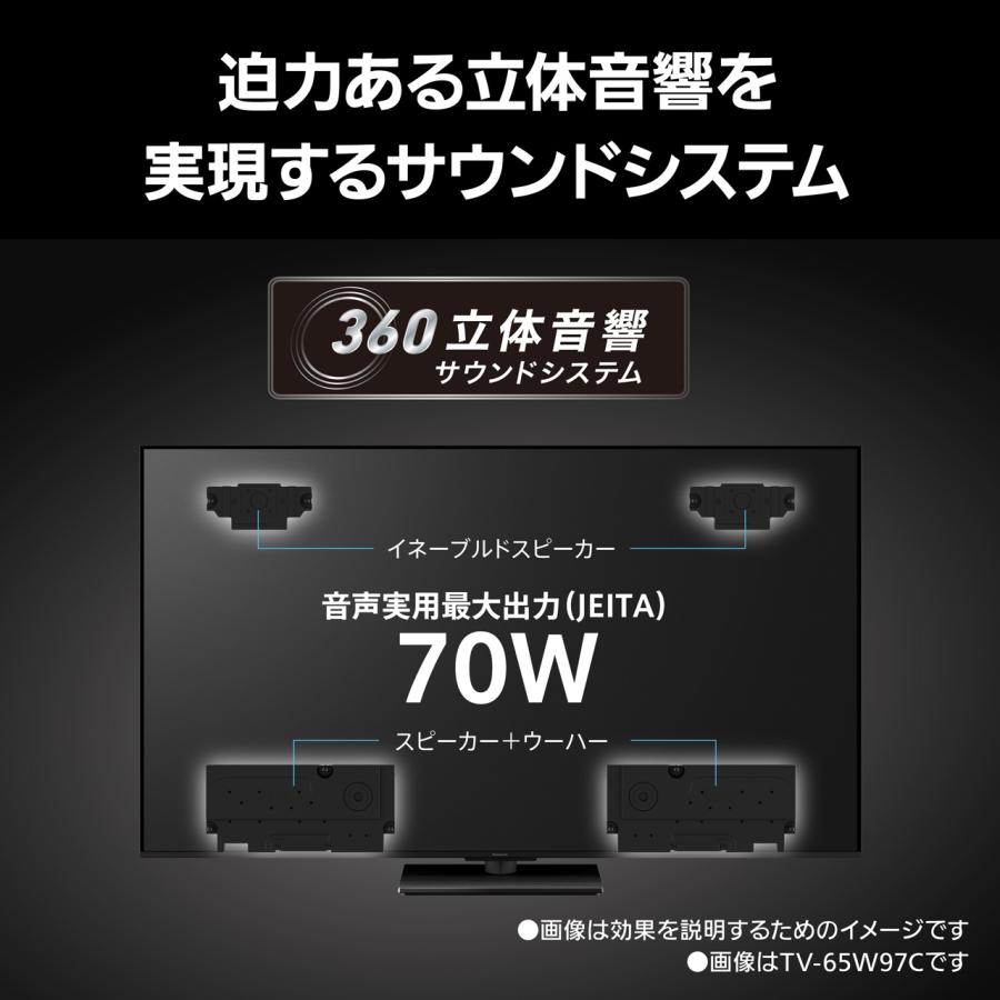 Panasonic（パナソニック） TV-55W97C 55V型 Mini LED 4K液晶テレビ