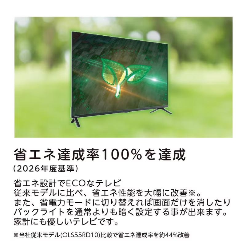 ORION オリオン OLS55RD20C 55V型 4K対応 スマートテレビ 55インチ