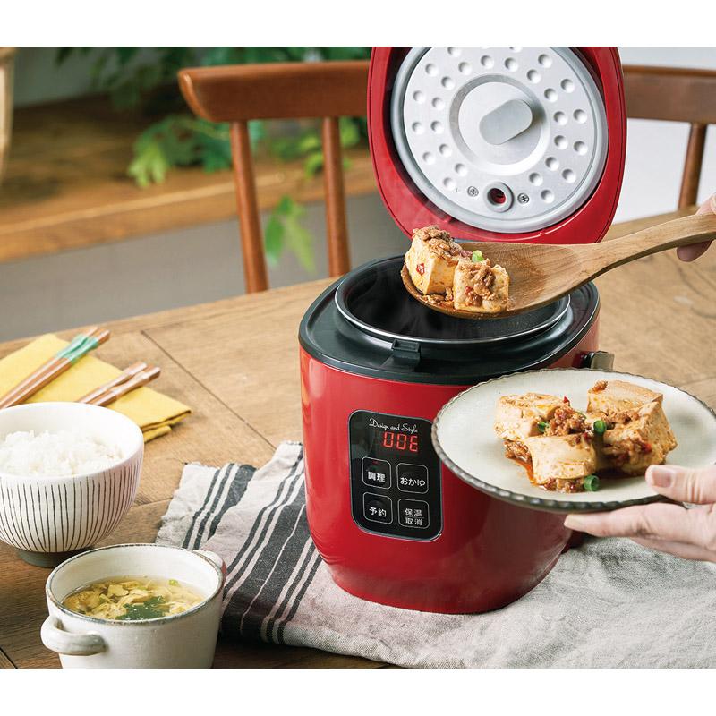コンパクト　ライス＆フードクッカー 　DS-8700 D&S コンパクトライス＆フードクッカー 小型炊飯器 DS.8700
