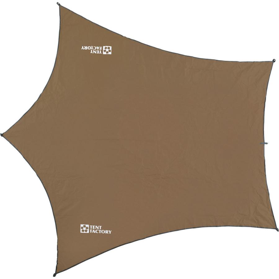 TENT FACTORY テントファクトリー Hi-TCウィングタープL ベージュ TFTCWTL