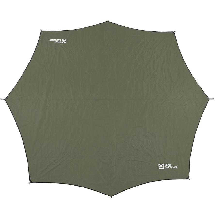 TENT FACTORY テントファクトリー BWスカイオーバータープ500 カーキグリーン TFSOT500BRの画像