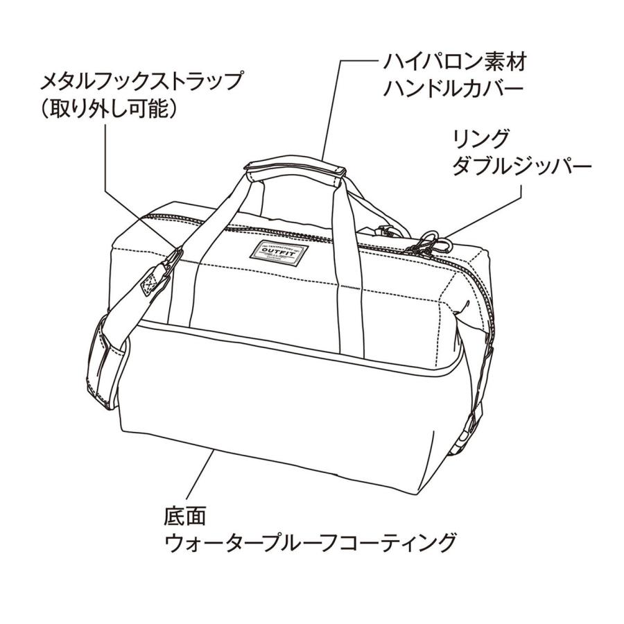 TENT FACTORY テントファクトリー ソフトクーラーバッグ ボクシー 36L ブラック TFOFBXY36_15