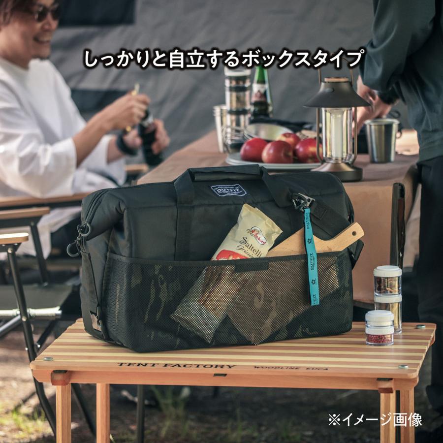 TENT FACTORY テントファクトリー ソフトクーラーバッグ ボクシー 36L ブラック TFOFBXY36_5