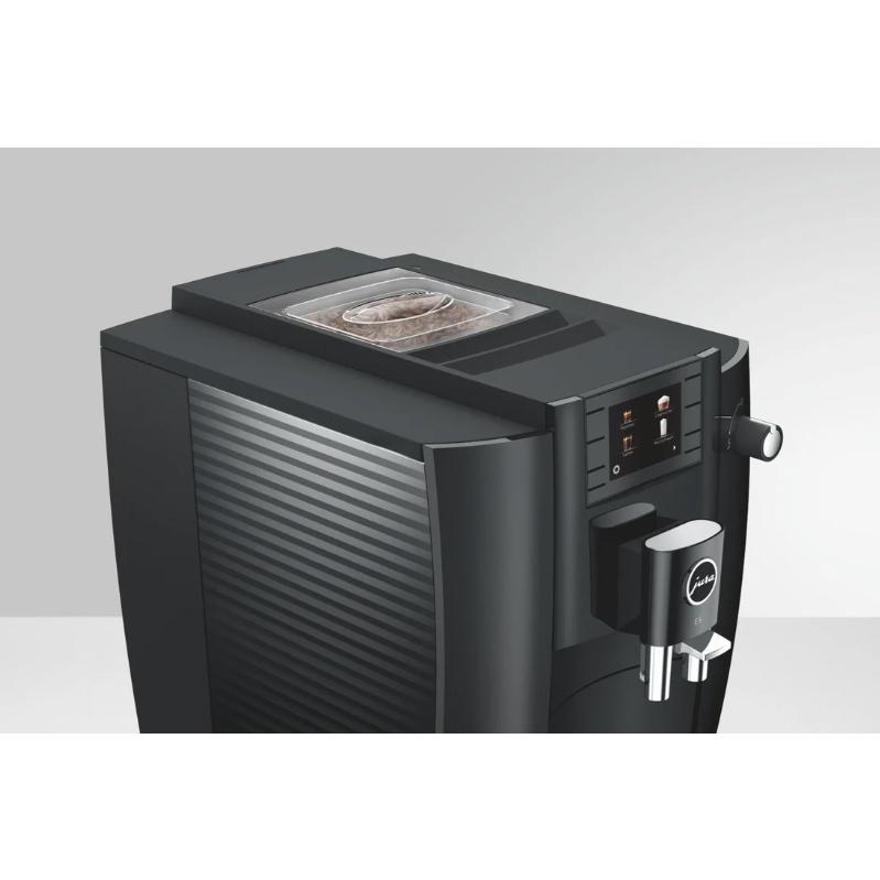 JURA ユーラ 12041 全自動コーヒーマシン E6 Piano Black　家庭用/9メニュー/水タンク1.8L/ホッパー容量280g/ボタン式_3
