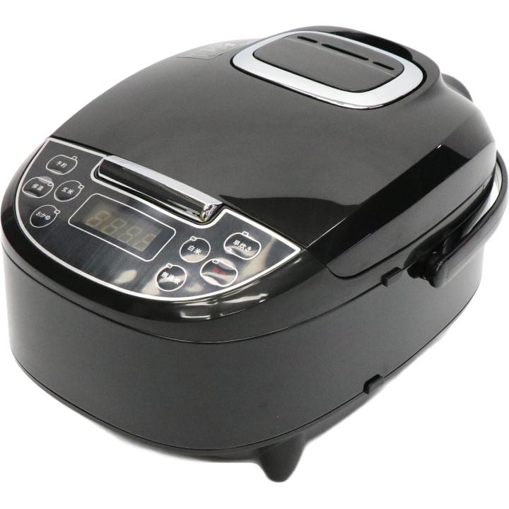HIRO ヒロコーポレーション HK-RC554BK Modere ワンタッチ炊飯器 5合