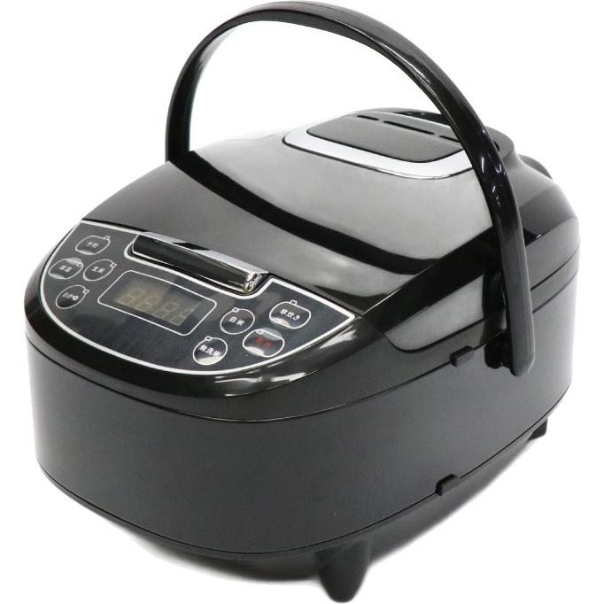 HIRO ヒロコーポレーション HK-RC554BK Modere ワンタッチ炊飯器 5合