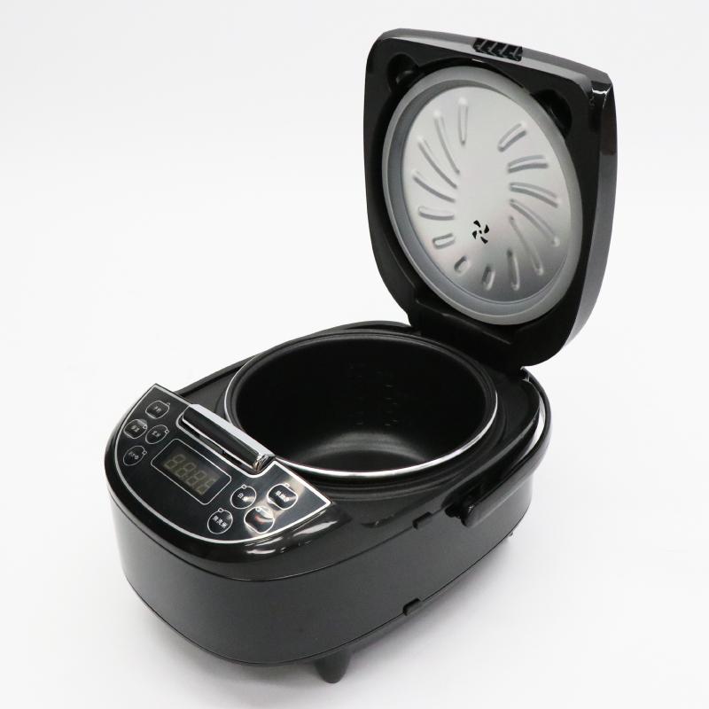 HIRO ヒロコーポレーション HK-RC554BK Modere ワンタッチ炊飯器 5合