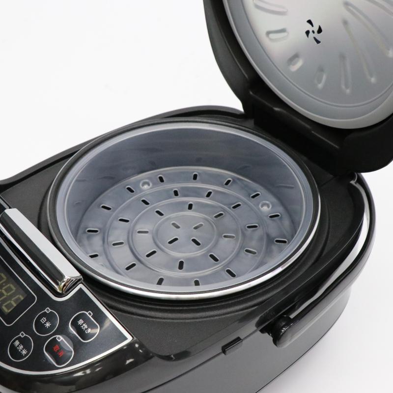 HIRO ヒロコーポレーション HK-RC554BK Modere ワンタッチ炊飯器 5合