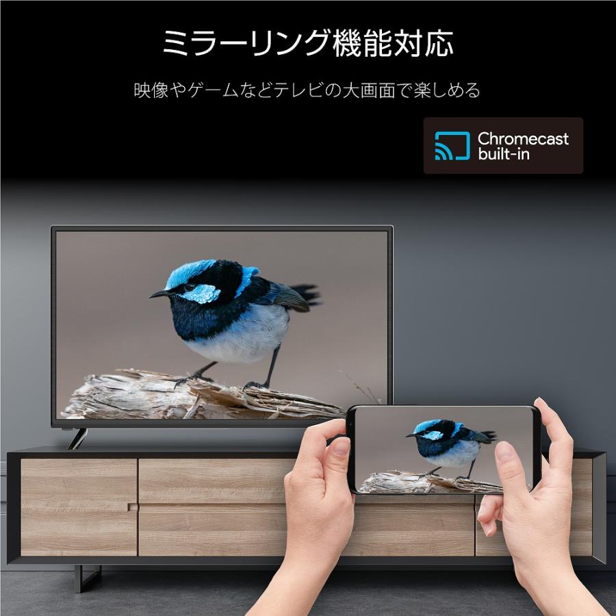 WIS ウィズ 40GTN ブラック 40インチgoogleチューナーレステレビの画像